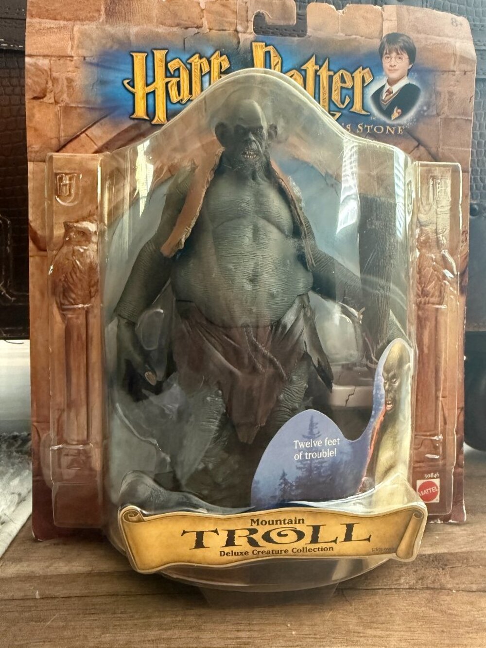 Harry Potter Mountain Troll Deluxe Creature Collection – Mattel 2001 – New in Pa